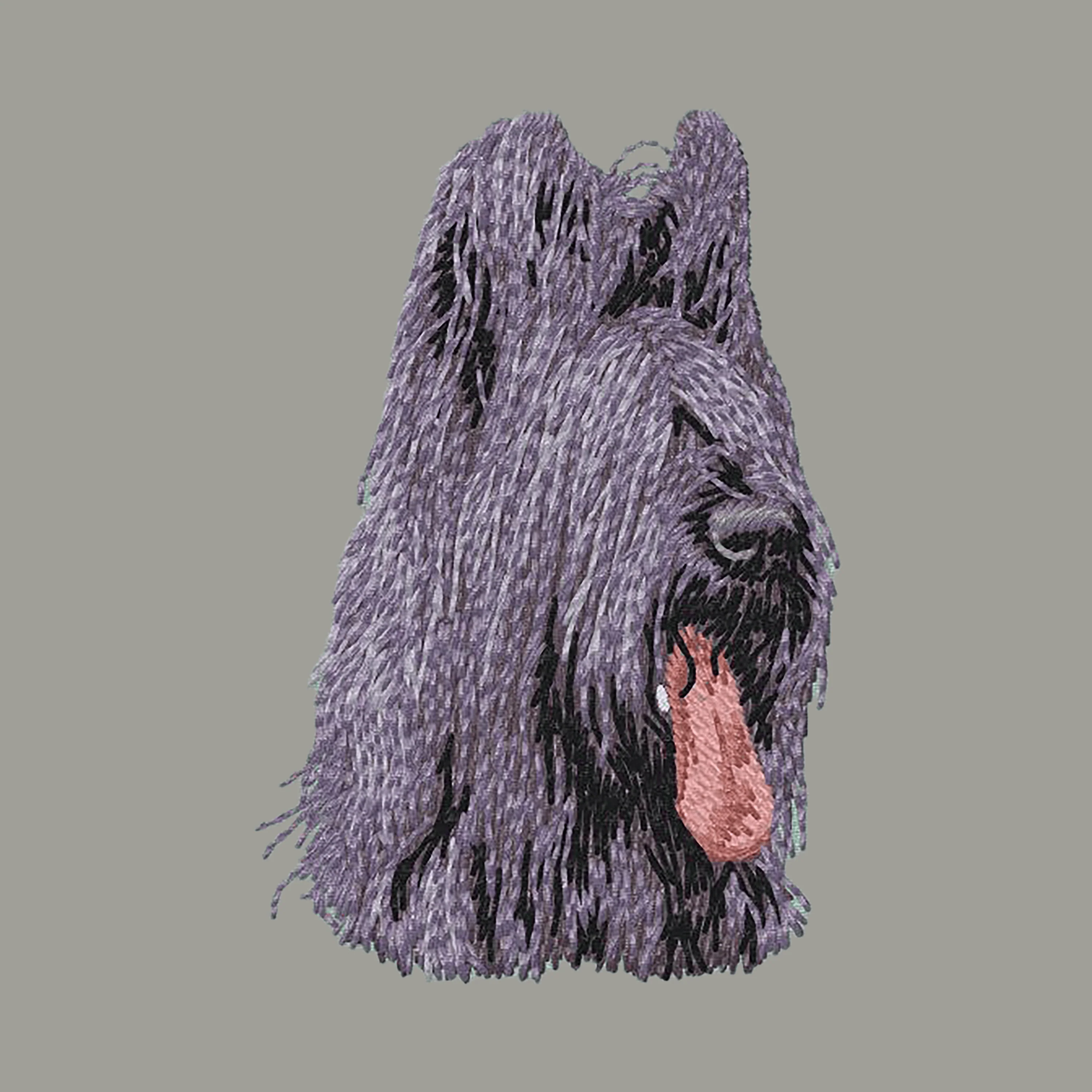 Briard Embroidered Sweatshirt Hoodie - Image 6