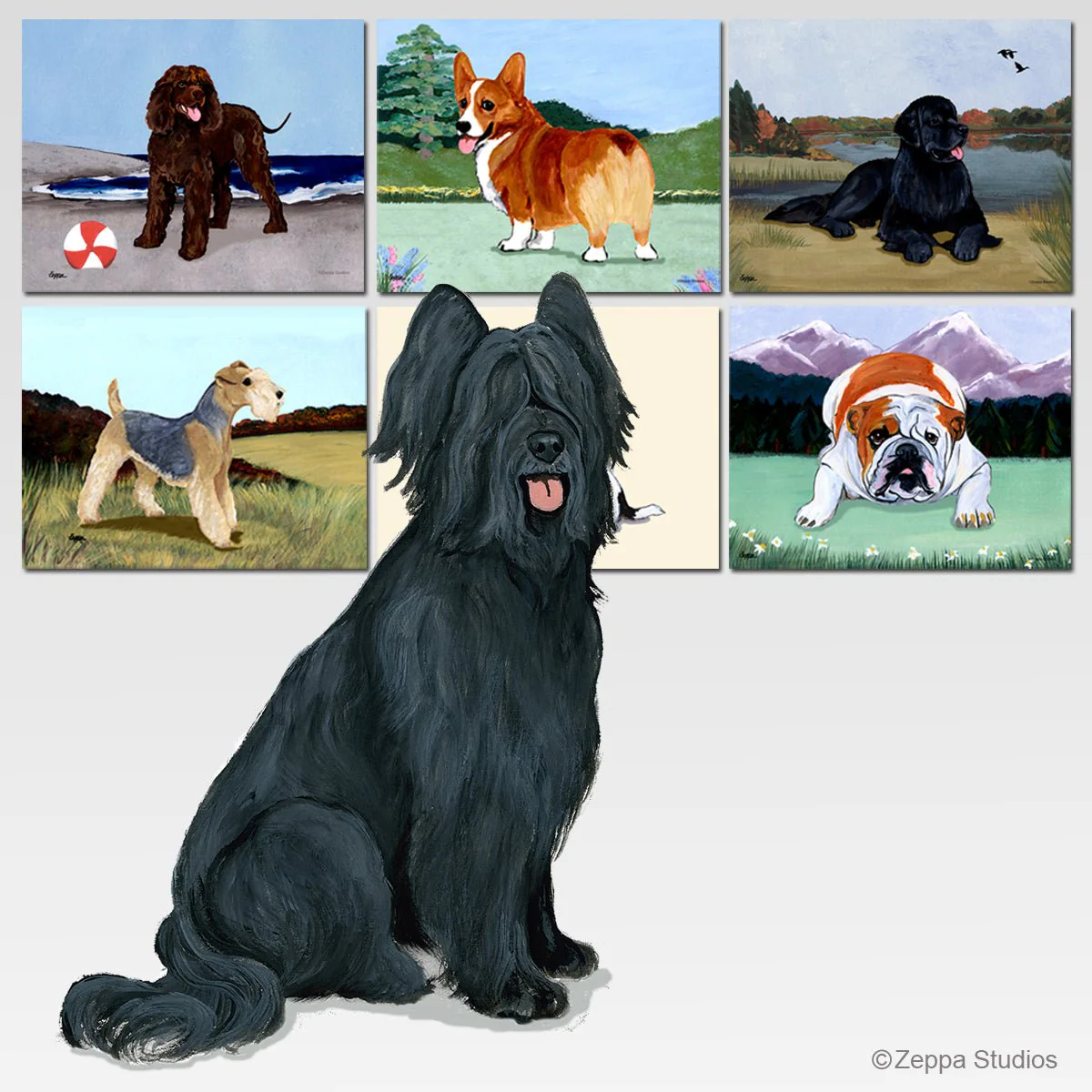 Briard Scenic Cutting Board - Image 2