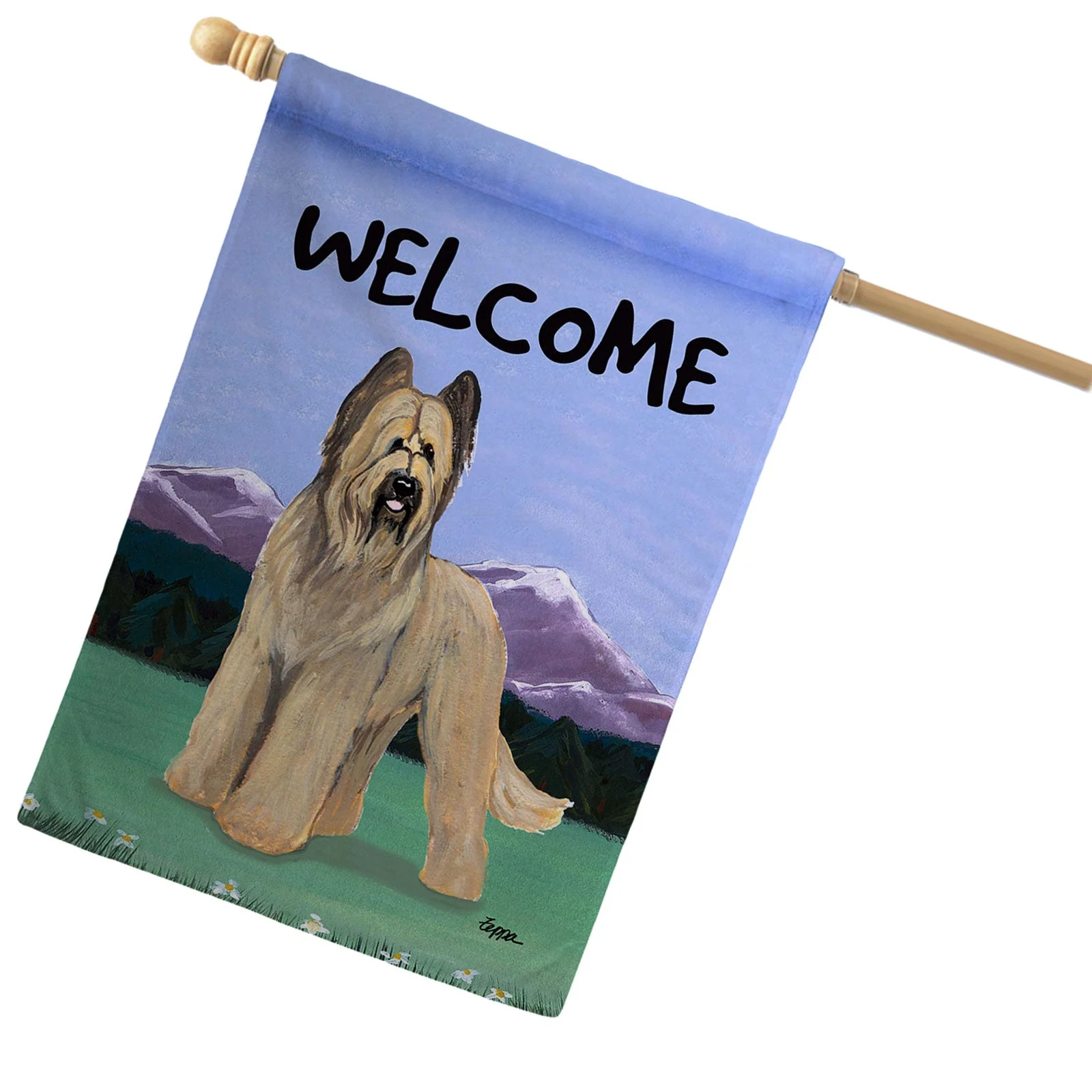 Briard House Flag