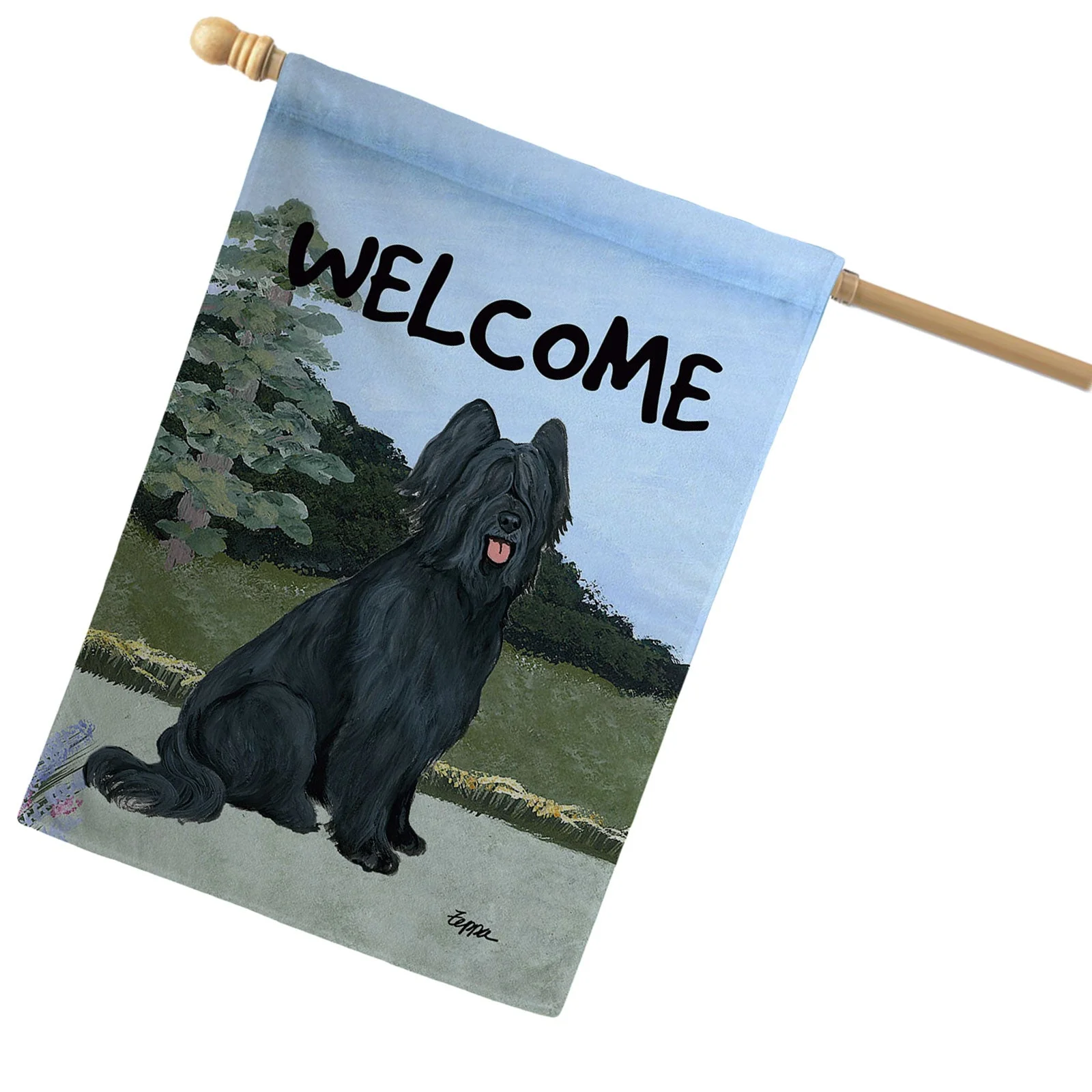 Briard House Flag - Image 2