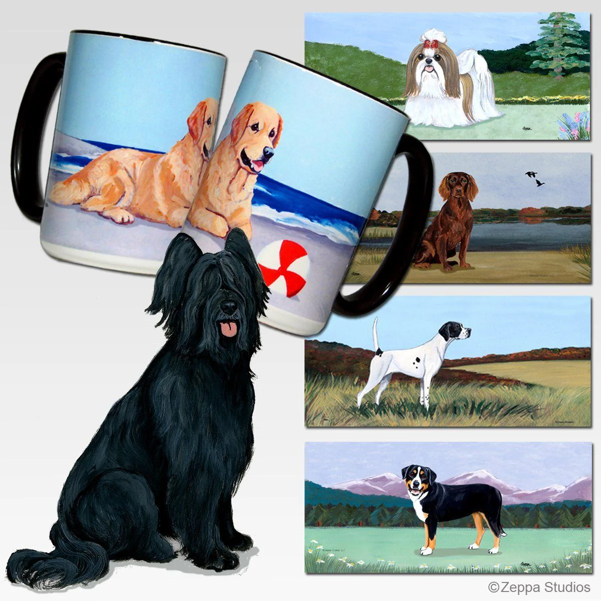 Briard Scenic Mug - Image 2