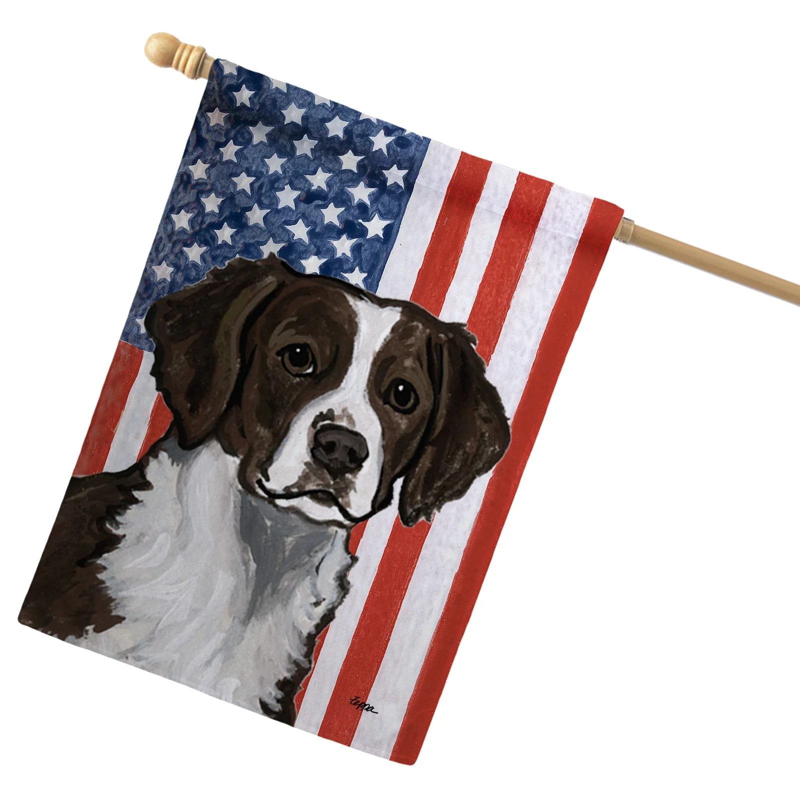 Brittany Americana House Flag - Image 2