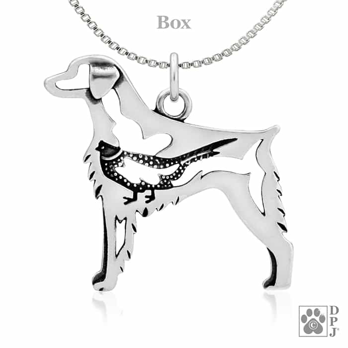Brittany w/Pheasant, Body, Pendant - Image 3