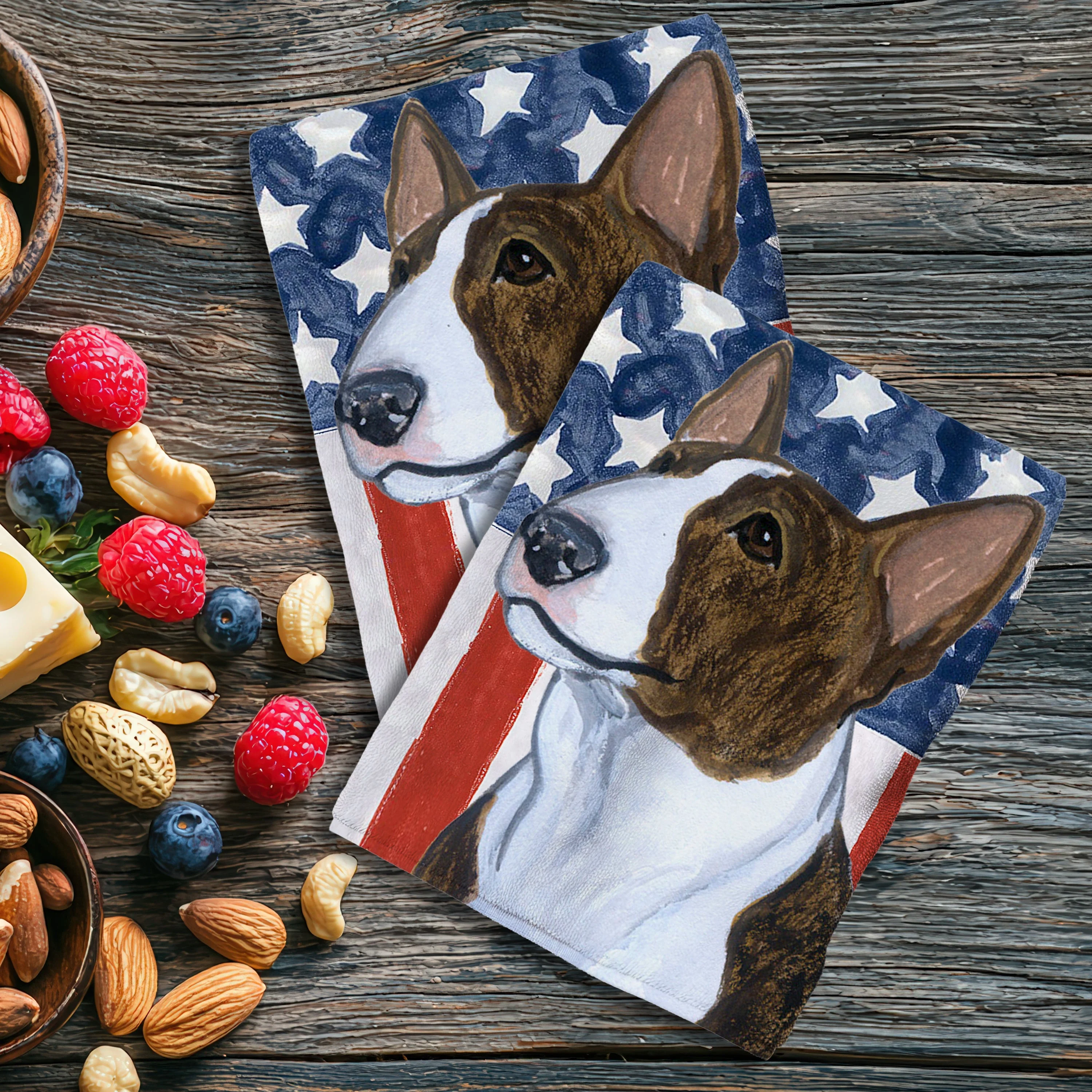 Bull Terrier Americana Kitchen Towel Set - Image 2