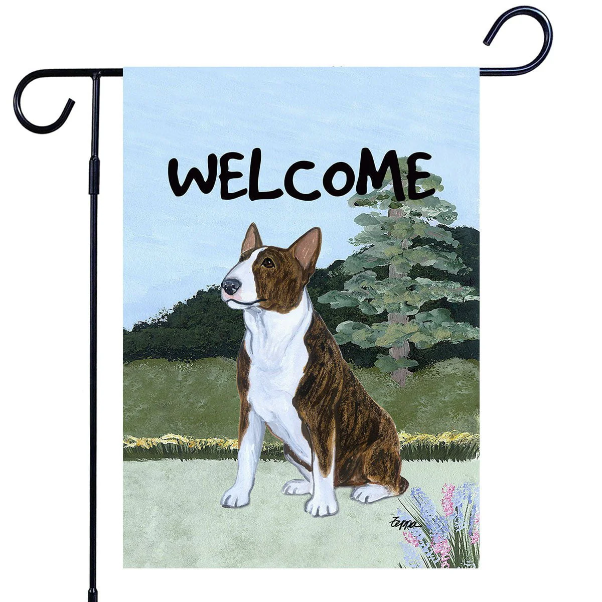 Bull Terrier Garden Flag - Image 2