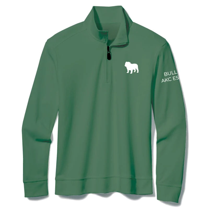 Bulldog Embroidered AKC Quarter Zip - Image 13
