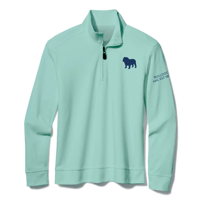 Bulldog Embroidered AKC Quarter Zip - Image 4