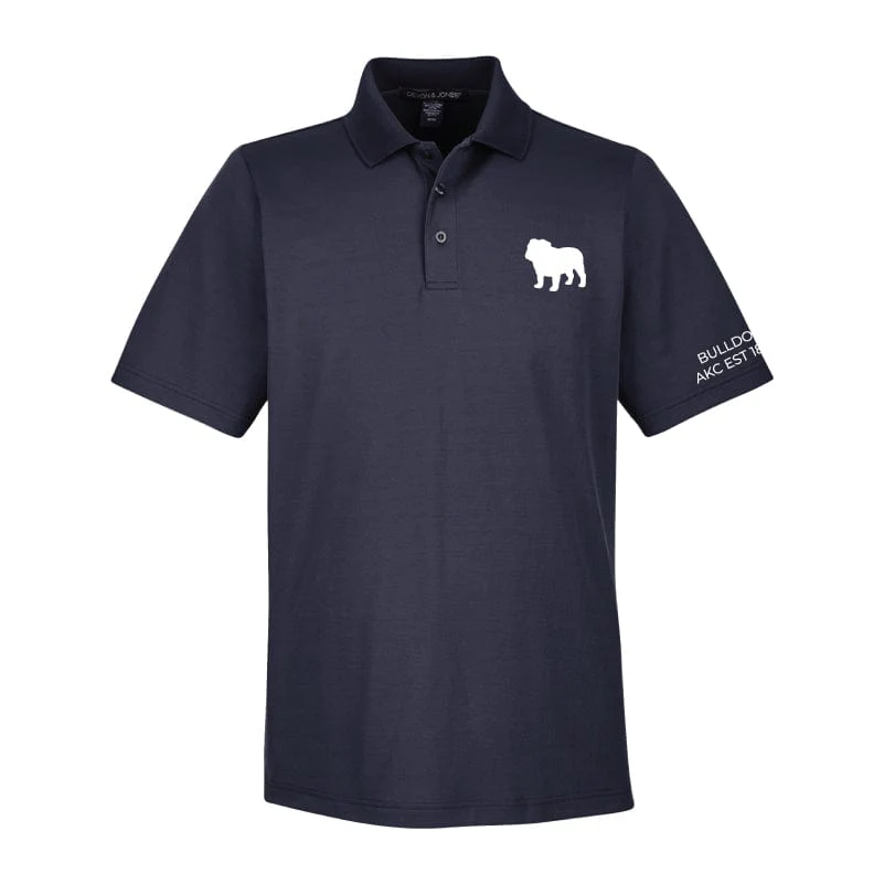 Bulldog Embroidered AKC Men's Polo - Image 7