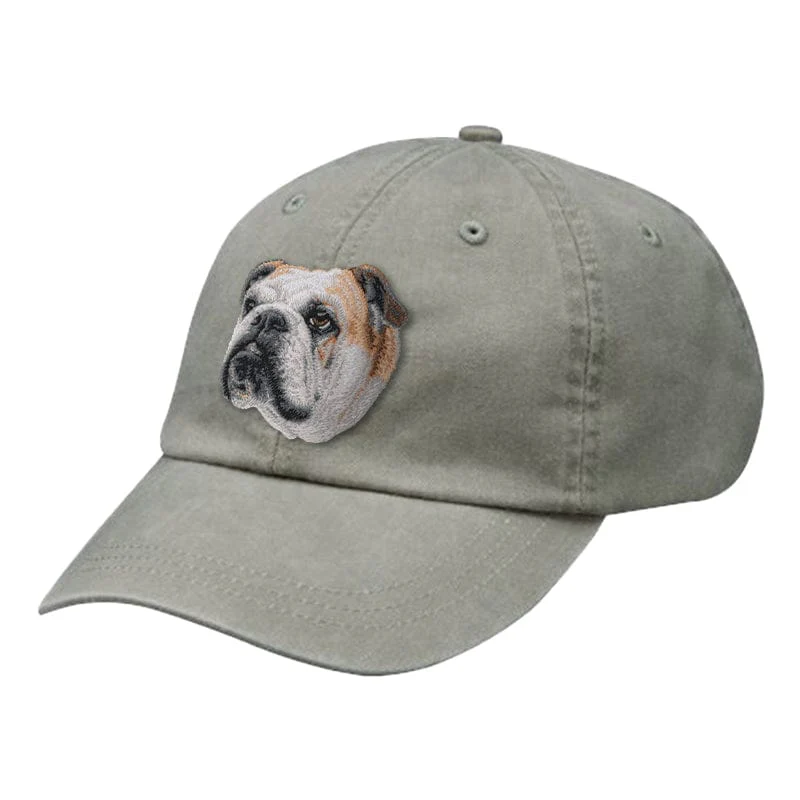 Bulldog Embroidered Baseball Cap - Image 3