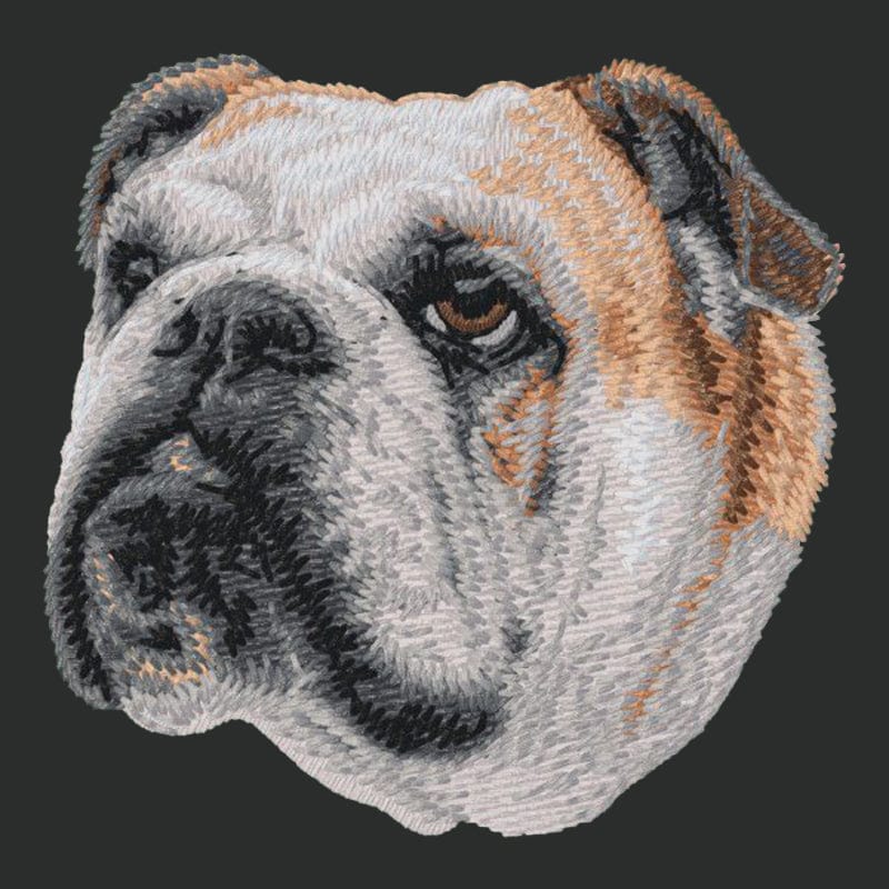 Bulldog Embroidered Crossbody Bag - Image 2