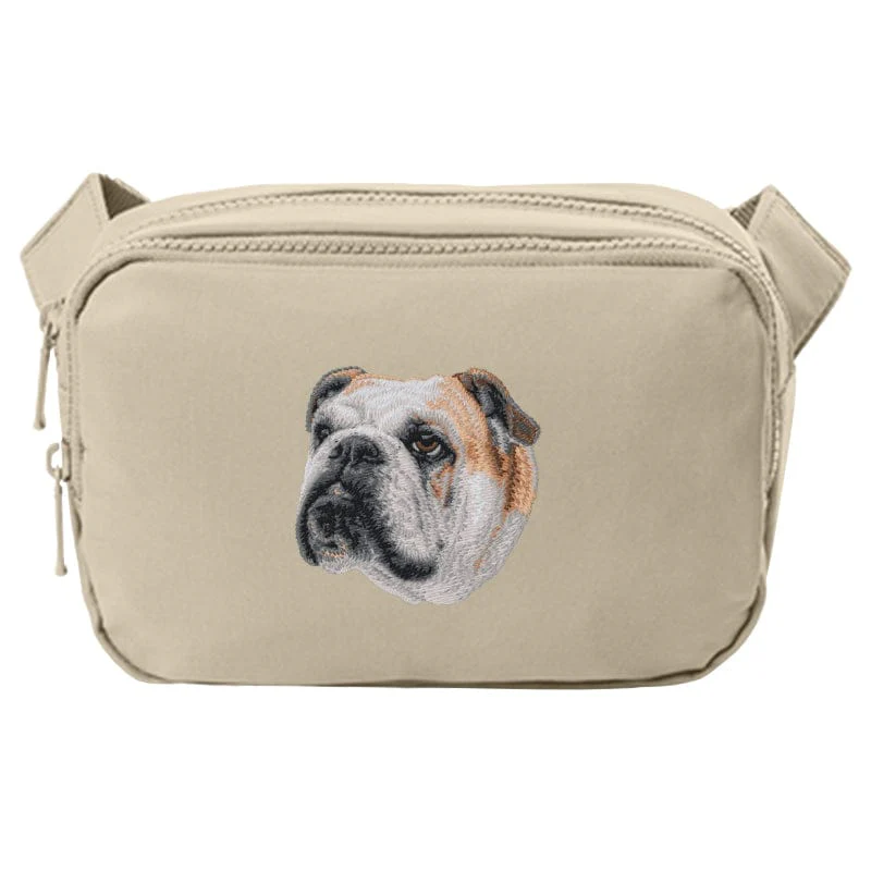 Bulldog Embroidered Crossbody Bag - Image 3