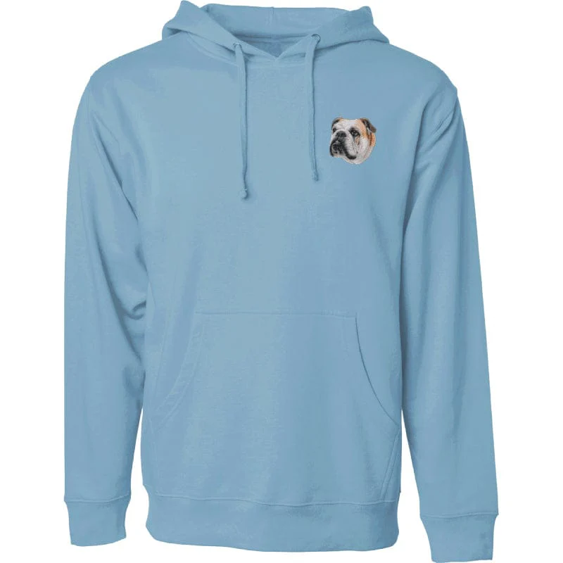 Bulldog Embroidered Sweatshirt Hoodie - Image 3