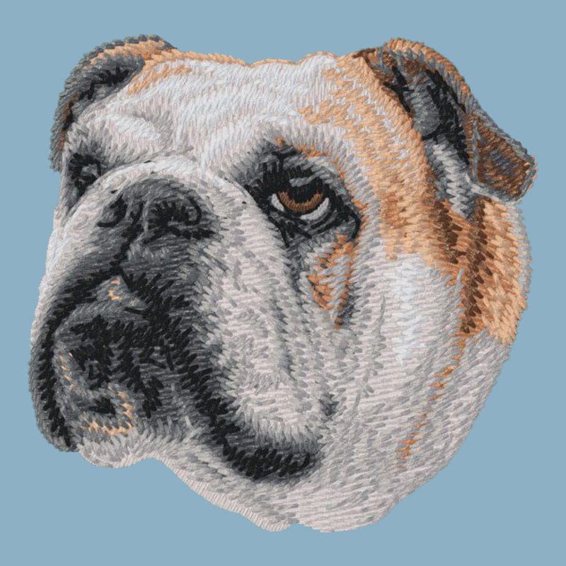 Bulldog Embroidered Sweatshirt Hoodie - Image 4