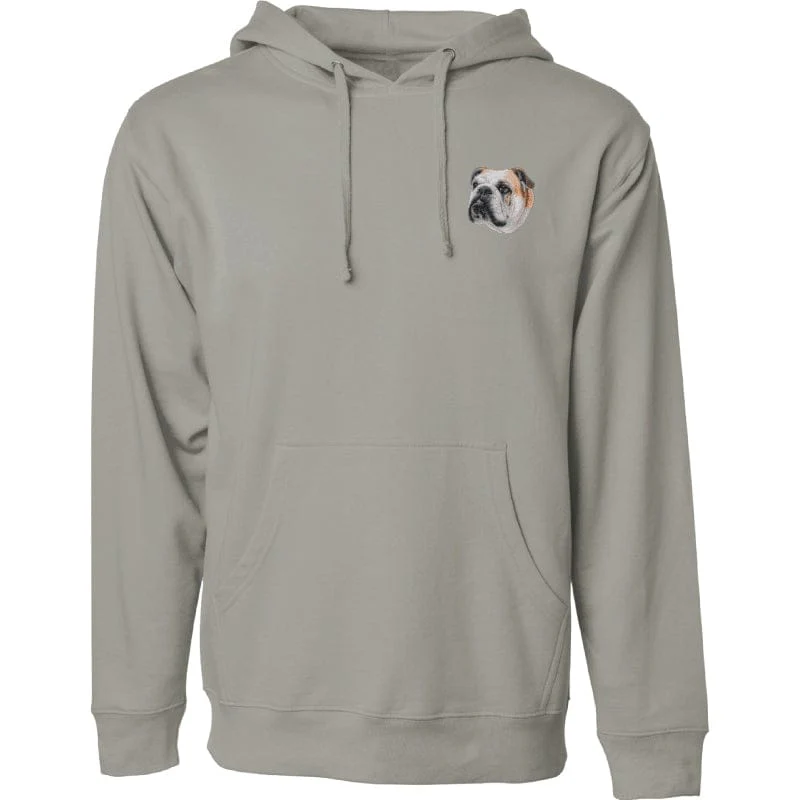 Bulldog Embroidered Sweatshirt Hoodie - Image 5