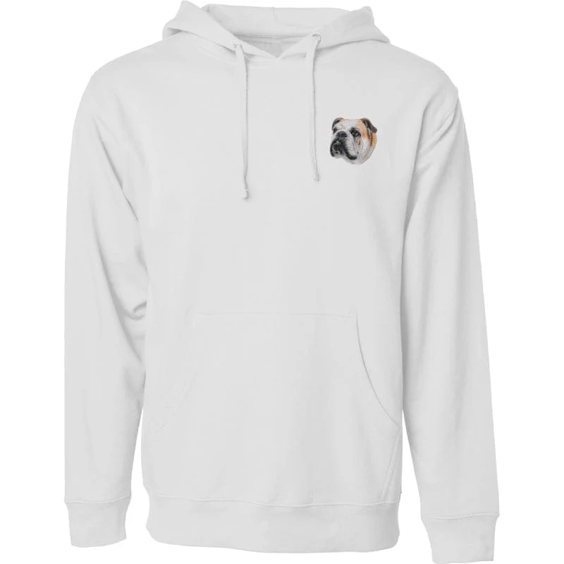 Bulldog Embroidered Sweatshirt Hoodie - Image 7