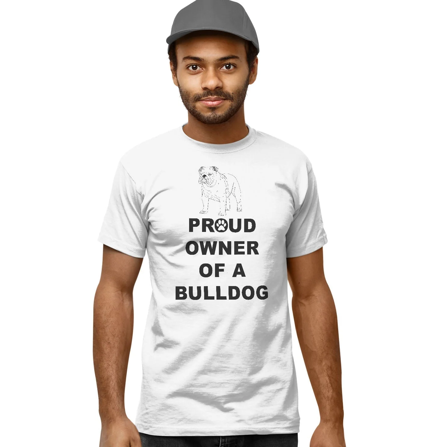 Bulldog Proud Owner - Adult Unisex T-Shirt - Image 4