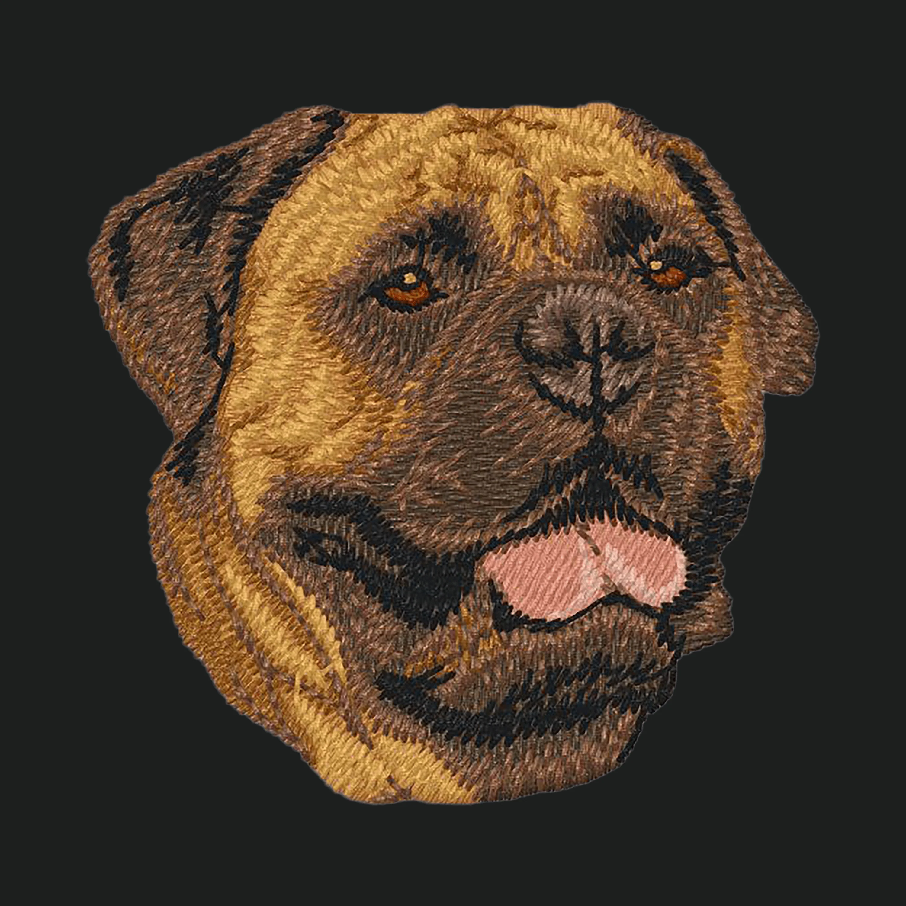 Bullmastiff Embroidered Crossbody Bag - Image 2