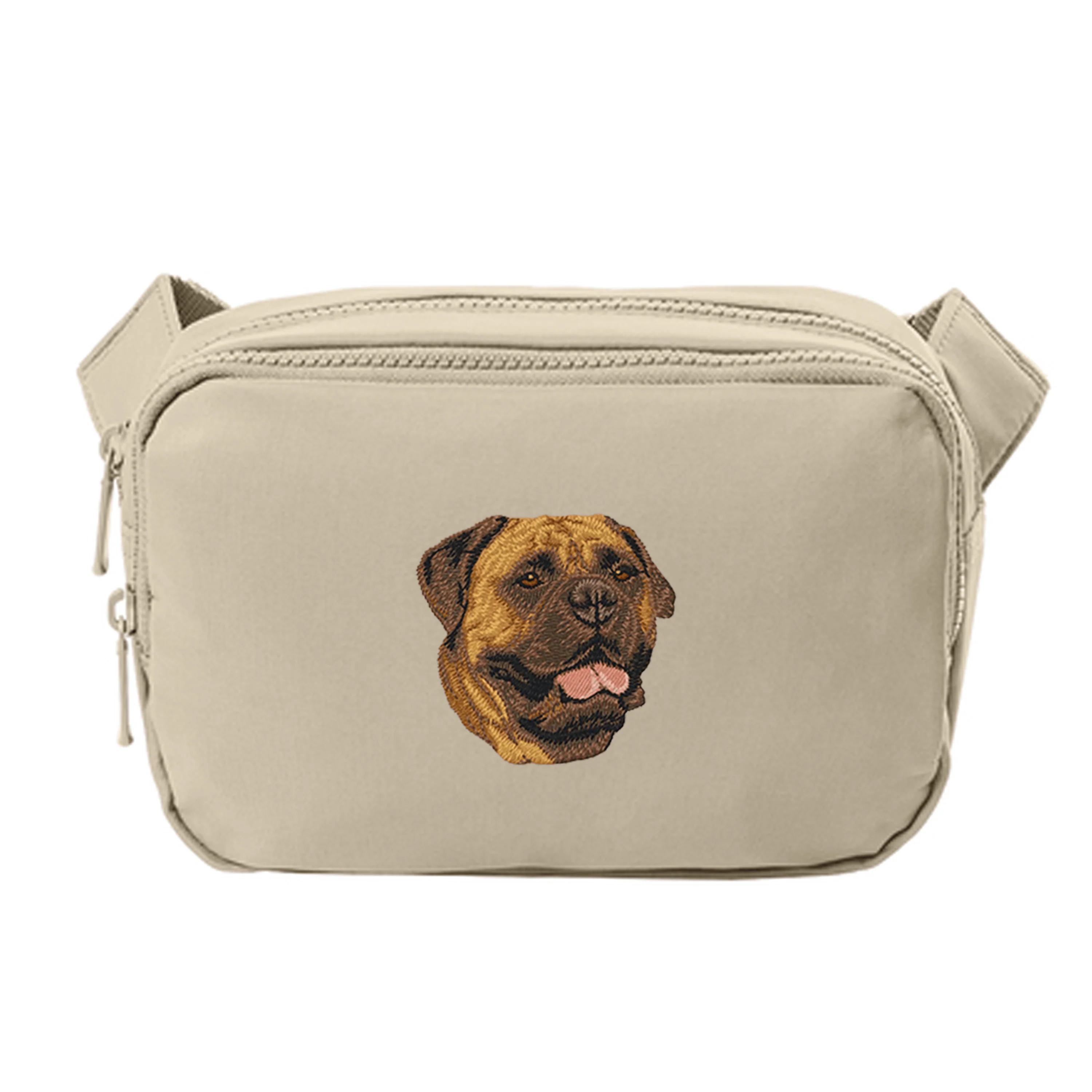 Bullmastiff Embroidered Crossbody Bag - Image 3