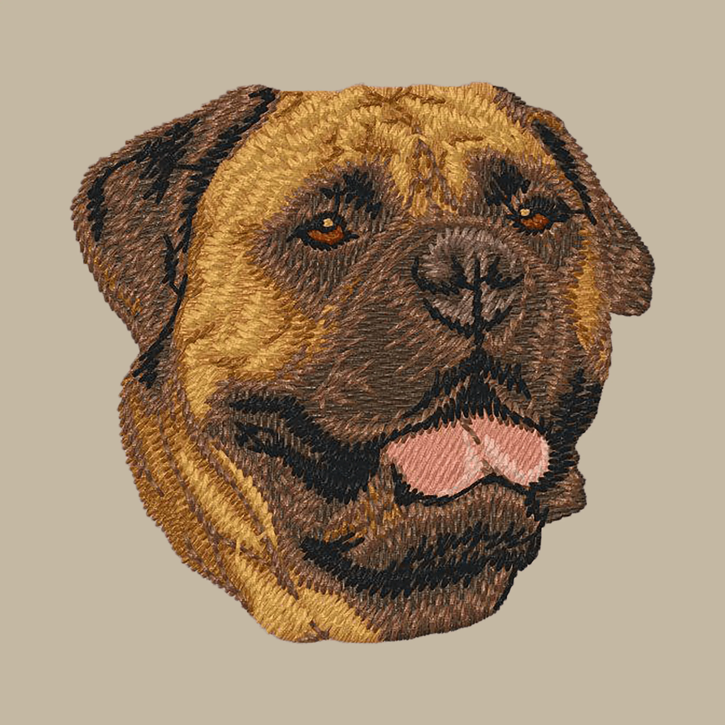 Bullmastiff Embroidered Crossbody Bag - Image 4