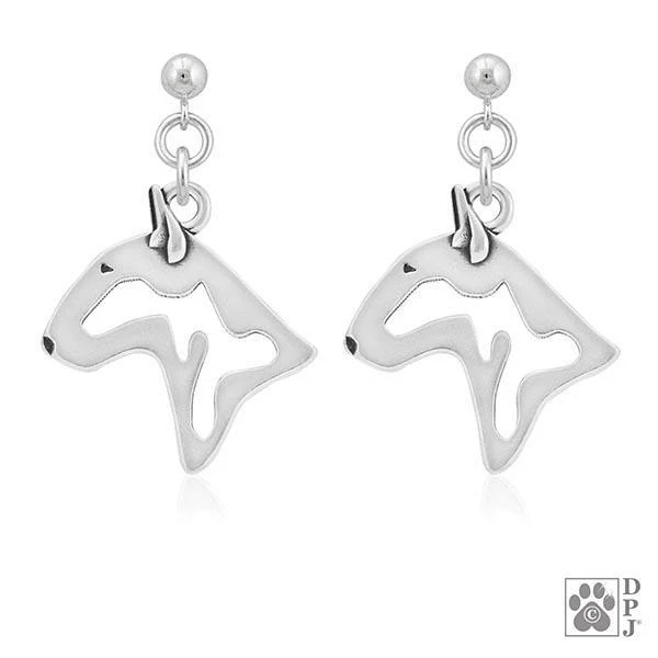 Bull Terrier, Head, Earring - Image 2