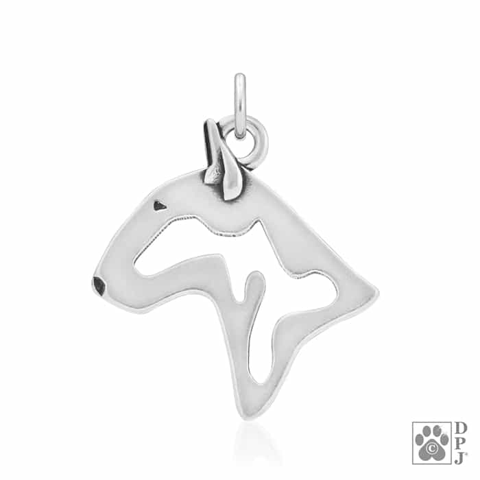 Bull Terrier, Head. Pendant
