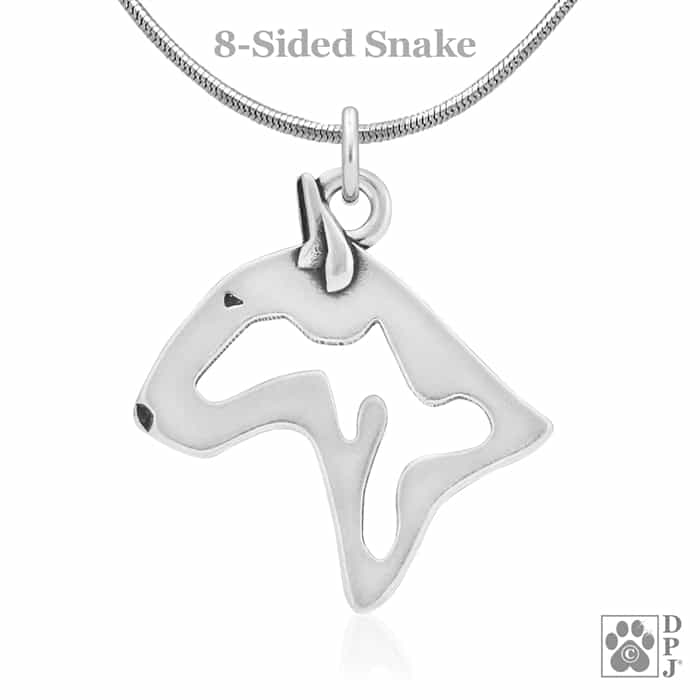 Bull Terrier, Head. Pendant - Image 3