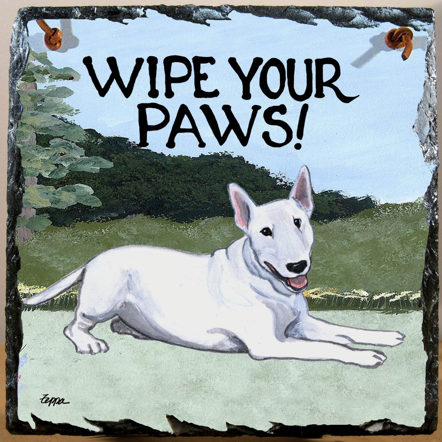 Bull Terrier Slate Sign - Image 2