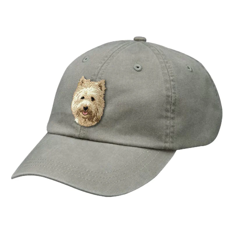 Cairn Terrier Embroidered Baseball Cap - Image 3