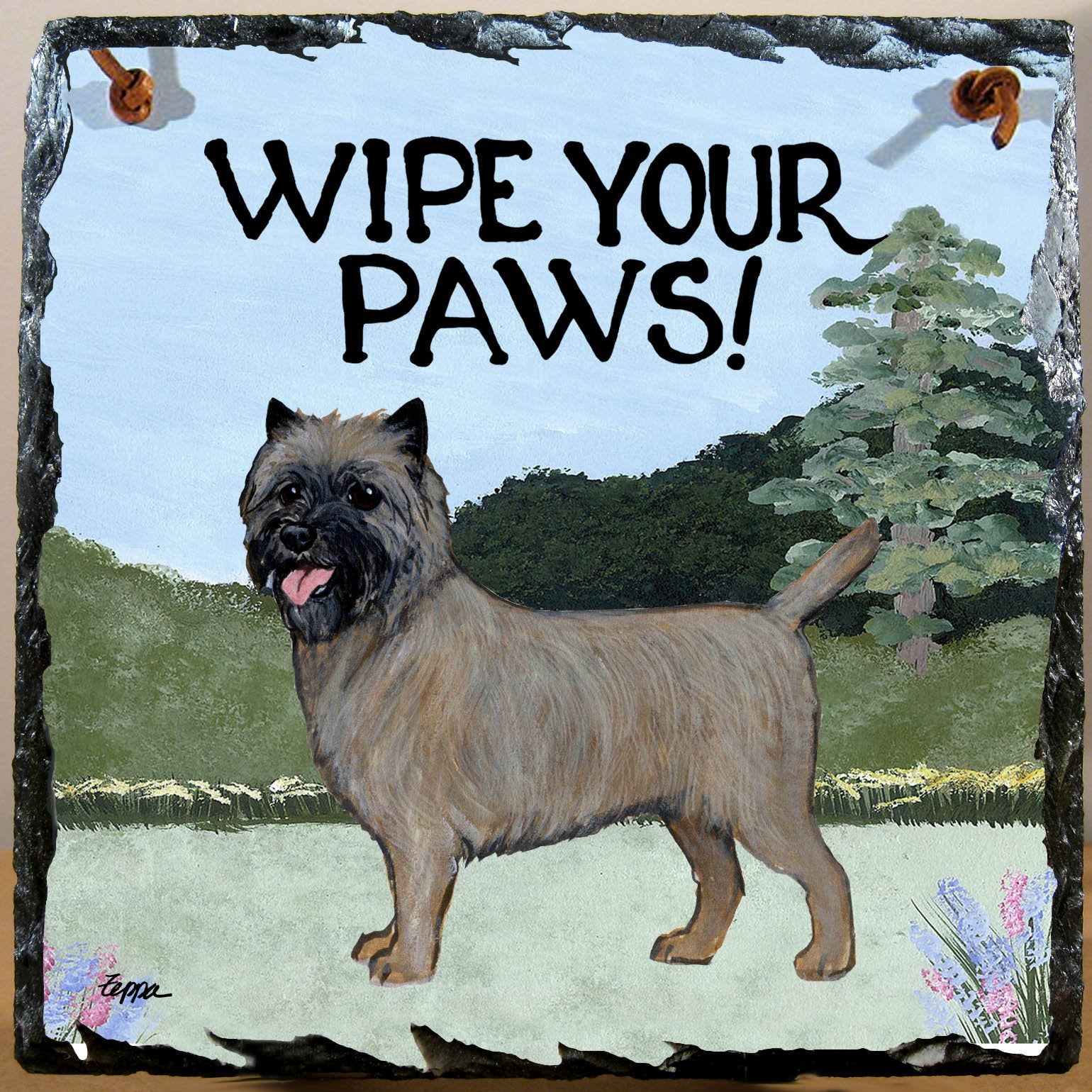Cairn Terrier Slate Sign - Image 2