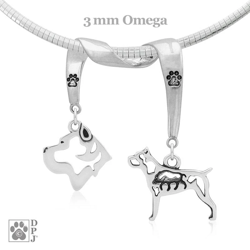 Cane Corso, Charm Holder, Necklace