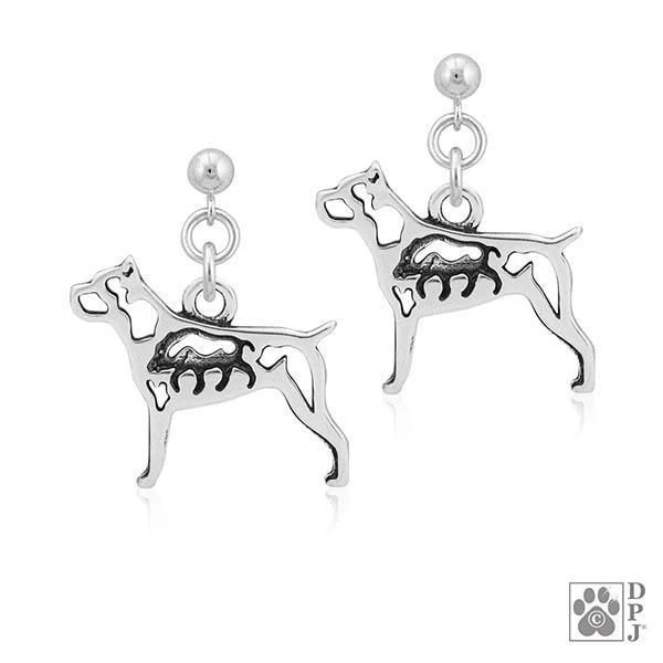 Cane Corso, w/Boar, Body, Earring - Image 2