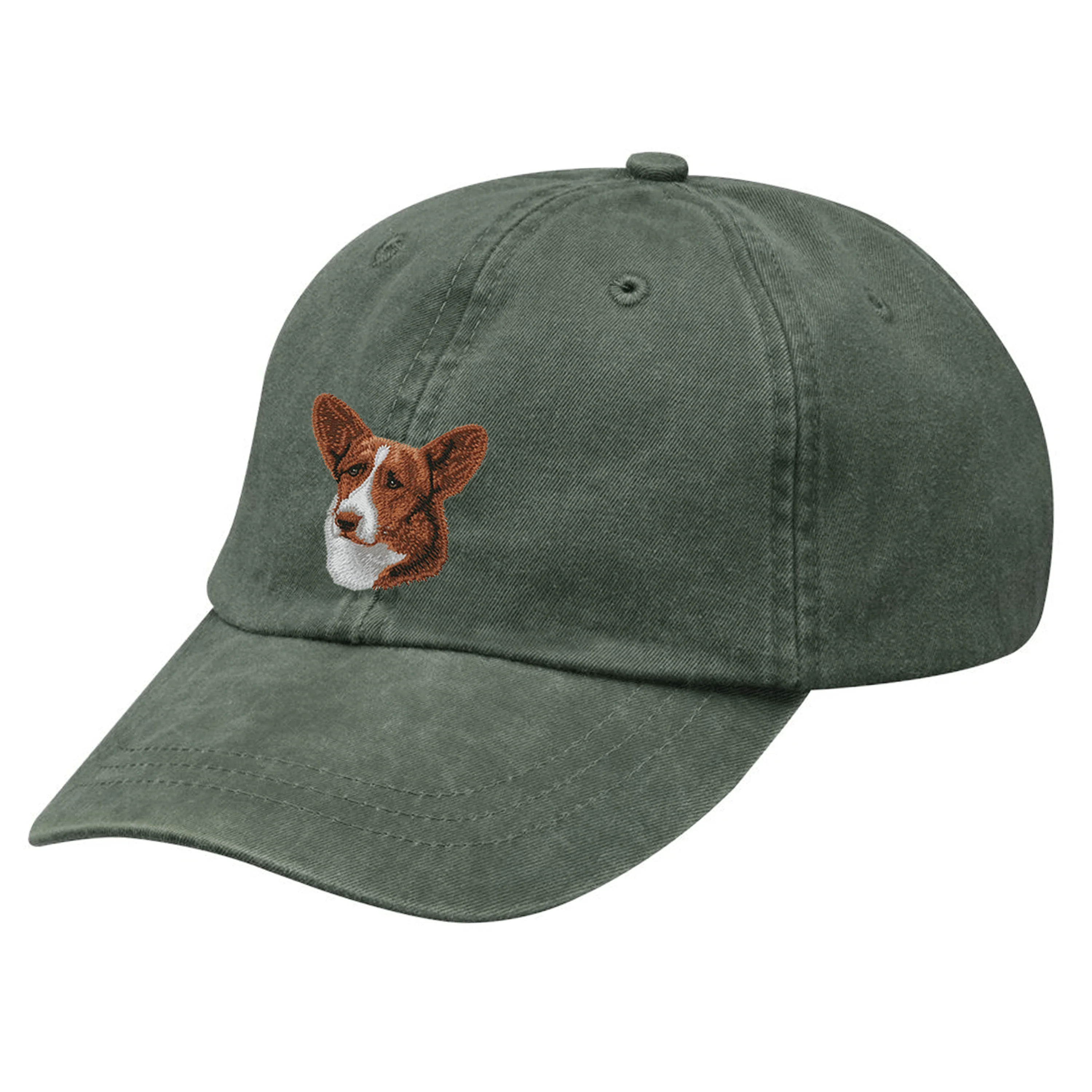 Cardigan Welsh Corgi Embroidered Baseball Cap - Image 4