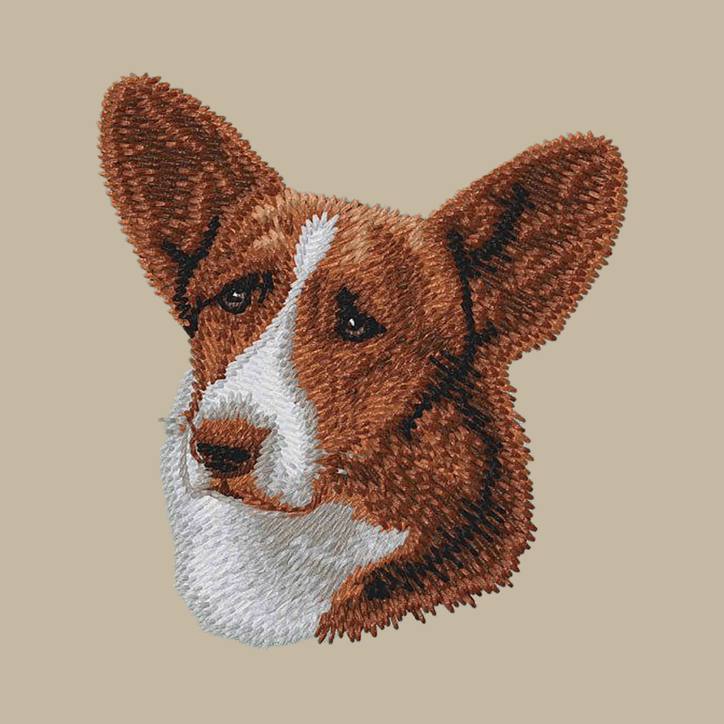 Cardigan Welsh Corgi Embroidered Crossbody Bag - Image 4