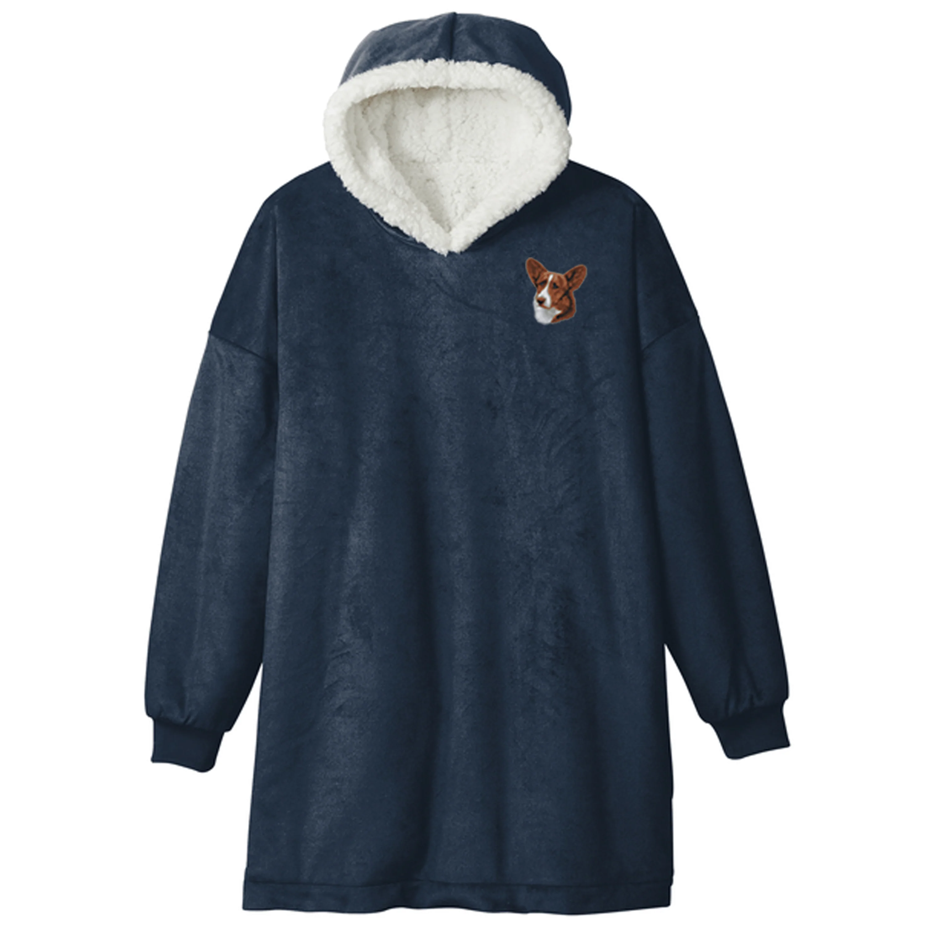 Cardigan Welsh Corgi Embroidered Wearable Blanket - Image 3