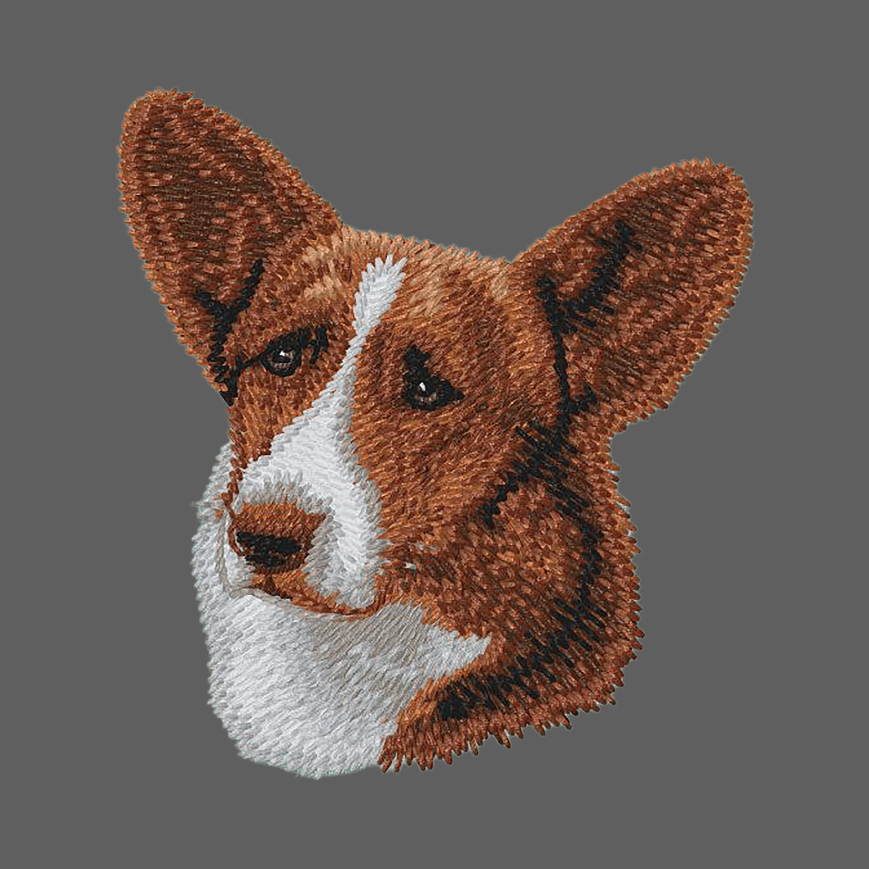 Cardigan Welsh Corgi Embroidered Women's Fleece Jacket - Image 2