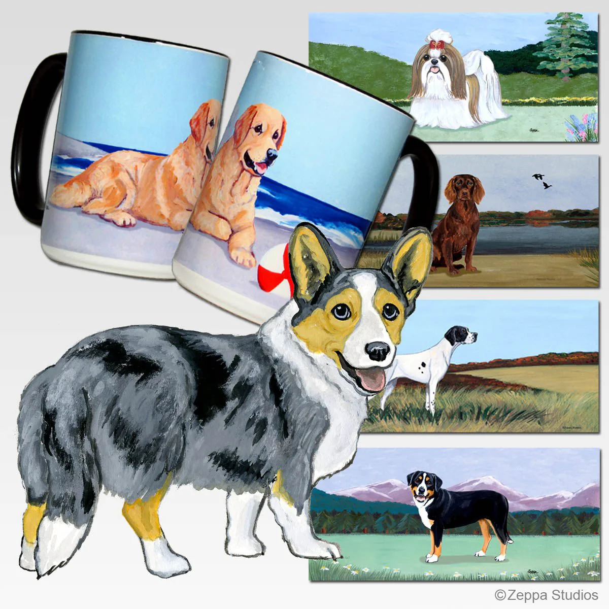 Cardigan Welsh Corgi Scenic Mug - Image 2
