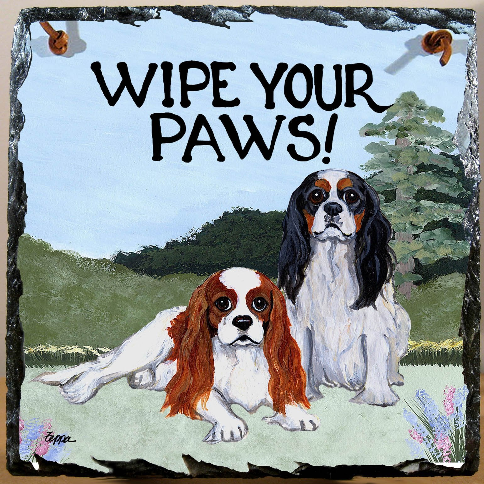 Cavalier King Charles Spaniel Slate Sign - Image 3