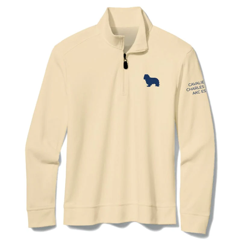 Cavalier King Charles Spaniel Embroidered AKC Quarter Zip - Image 13