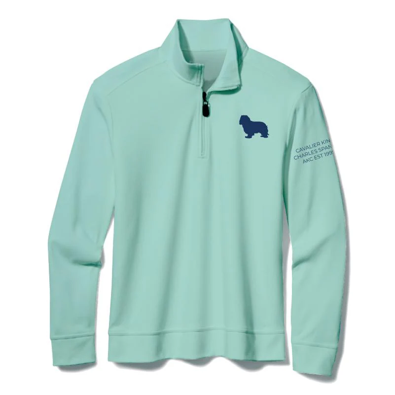 Cavalier King Charles Spaniel Embroidered AKC Quarter Zip - Image 16