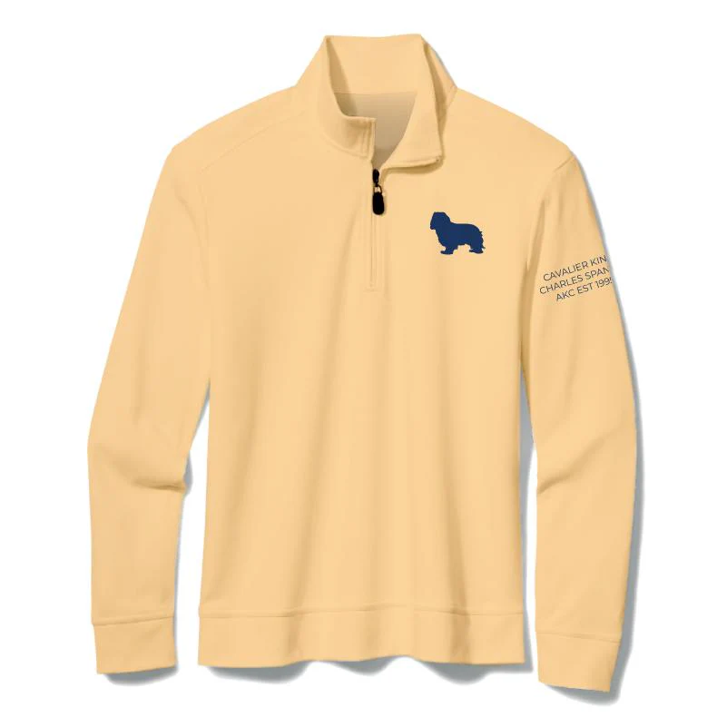 Cavalier King Charles Spaniel Embroidered AKC Quarter Zip - Image 4