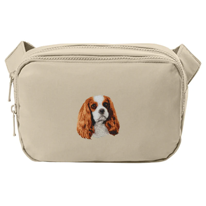 Cavalier King Charles Spaniel Embroidered Crossbody Bag - Image 11