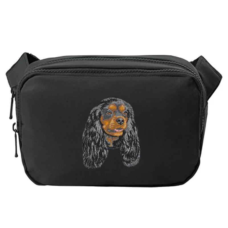 Cavalier King Charles Spaniel Embroidered Crossbody Bag - Image 13