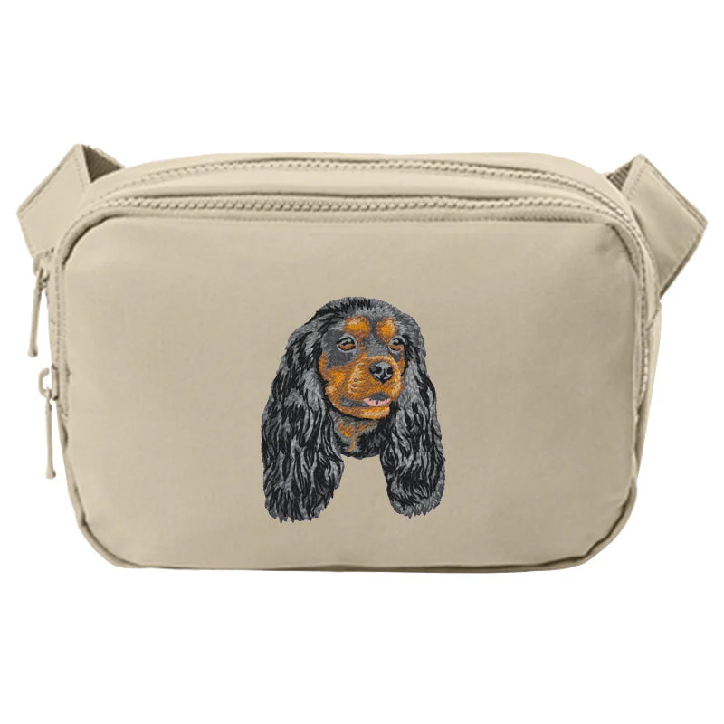 Cavalier King Charles Spaniel Embroidered Crossbody Bag - Image 15
