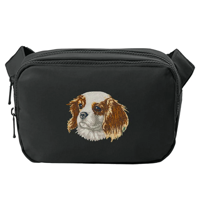 Cavalier King Charles Spaniel Embroidered Crossbody Bag - Image 5