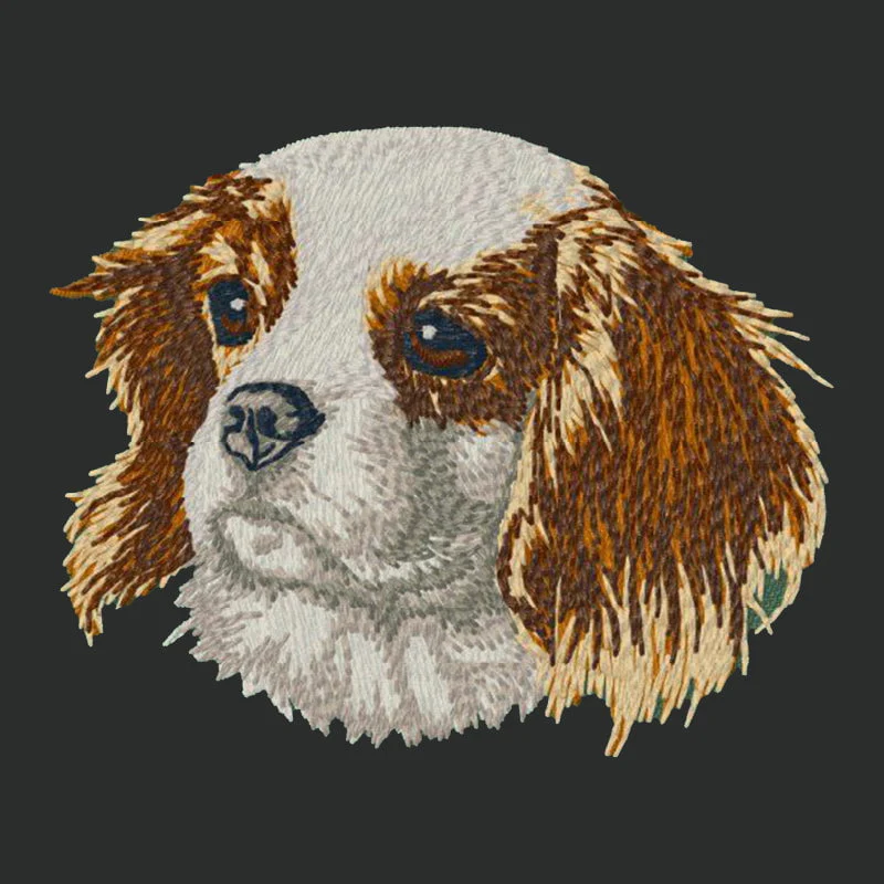 Cavalier King Charles Spaniel Embroidered Crossbody Bag - Image 6