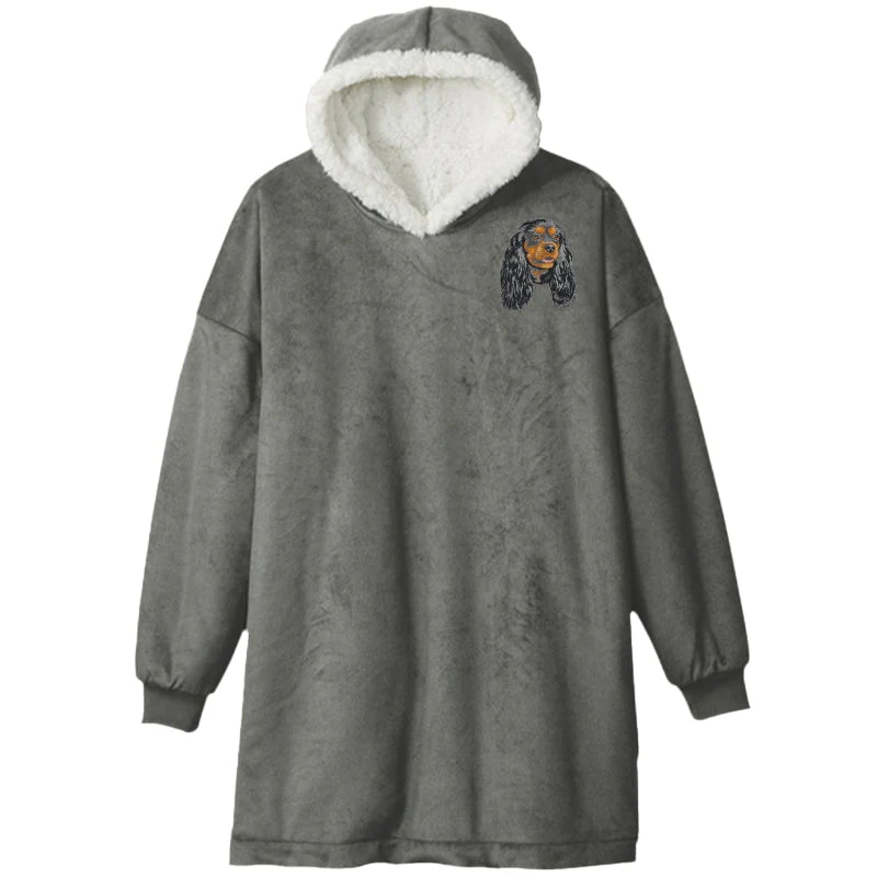 Cavalier King Charles Spaniel Embroidered Wearable Blanket - Image 3