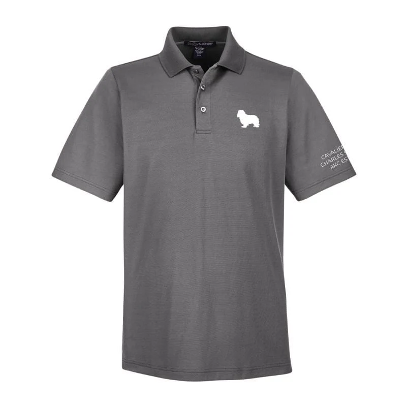 Cavalier King Charles Spaniel Embroidered AKC Men's Polo - Image 4