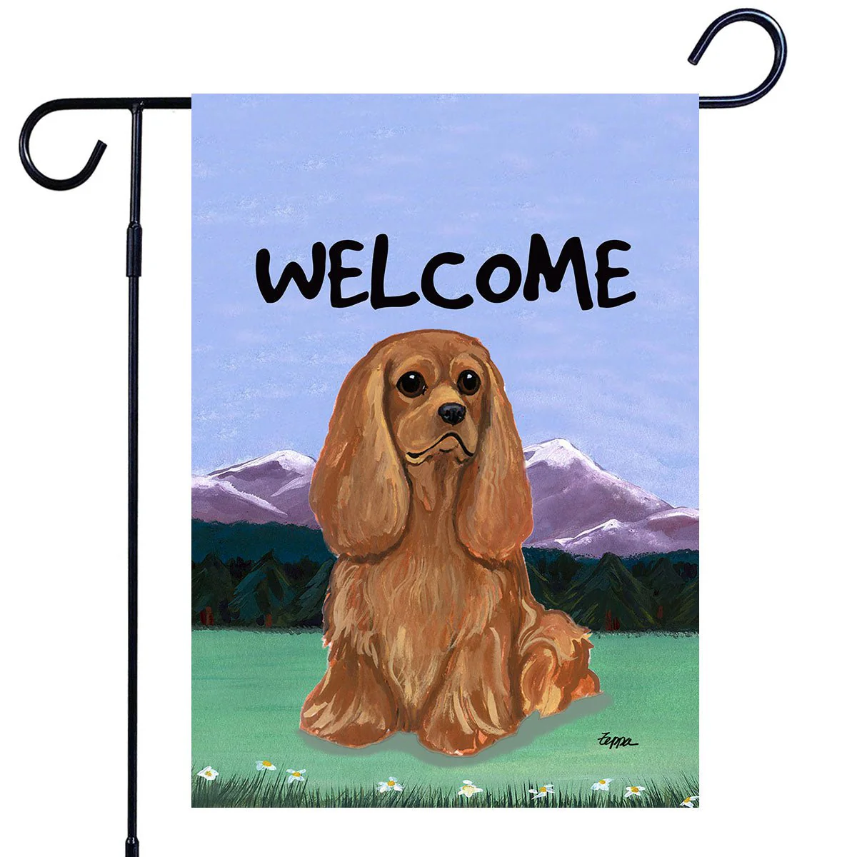 Cavalier King Charles Spaniel Garden Flag - Image 3