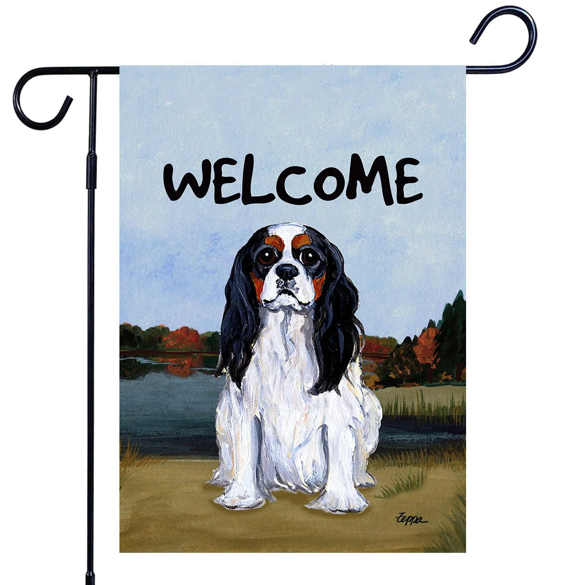 Cavalier King Charles Spaniel Garden Flag - Image 4