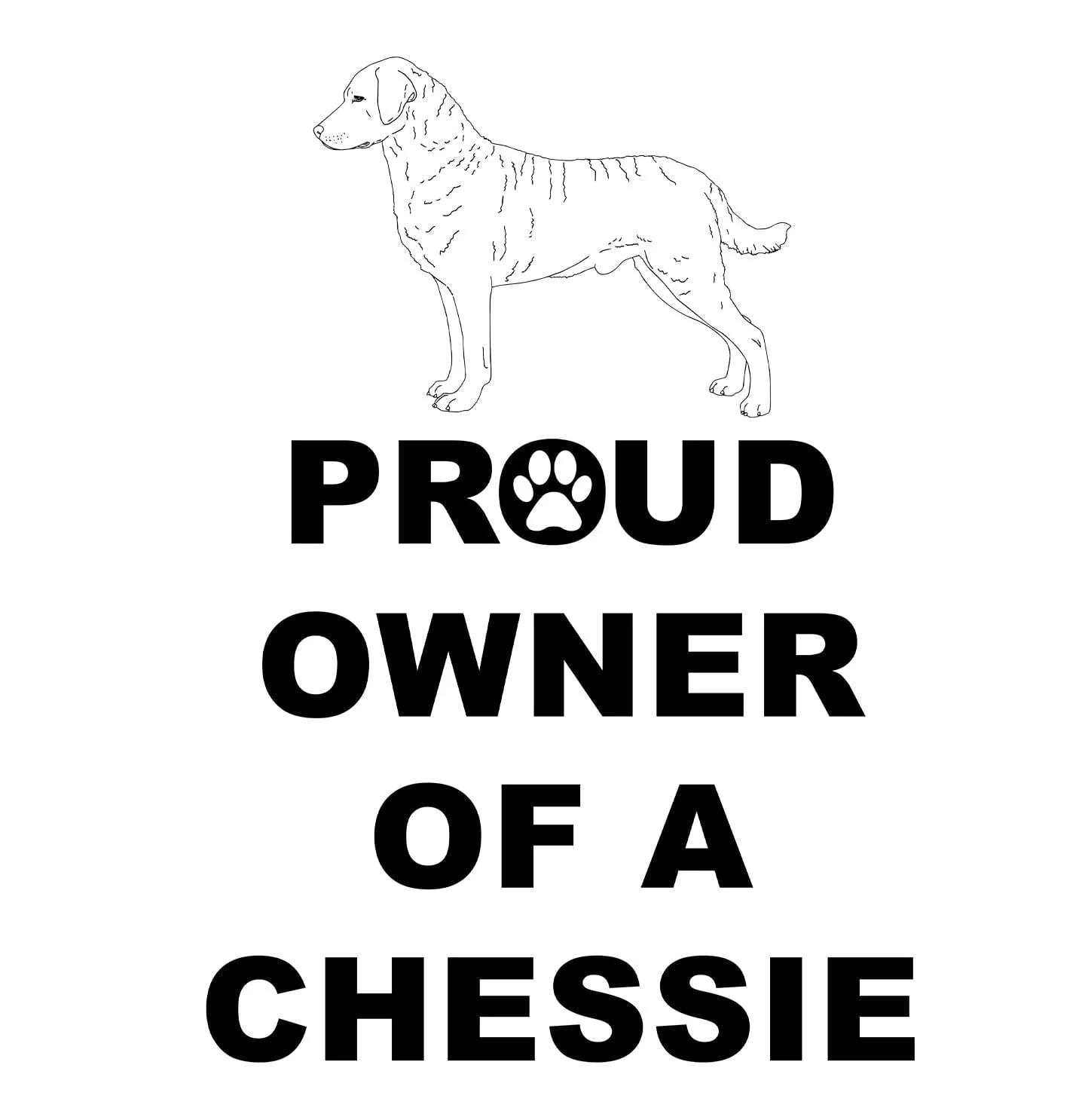 Chesapeake Bay Retriever Proud Owner - Women's V-Neck T-Shirt - Image 2